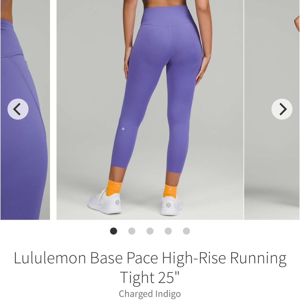 Lululemon base pace high rise running tight